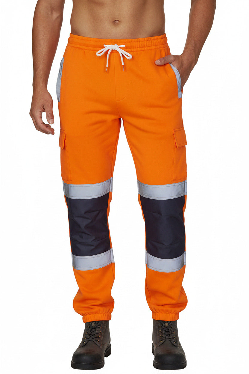 Pantaloni da Lavoro Catarifrangenti Unisex Alta Visibilità Multitasche