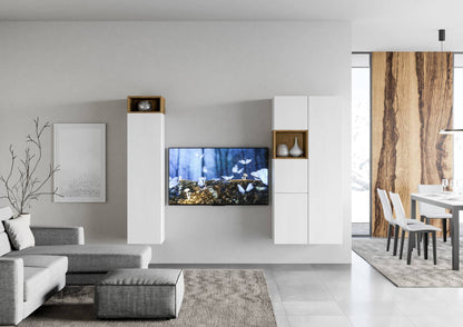 Wohnzimmer-Zusammenstellung Isoka A28 H.173,6 T.39,2