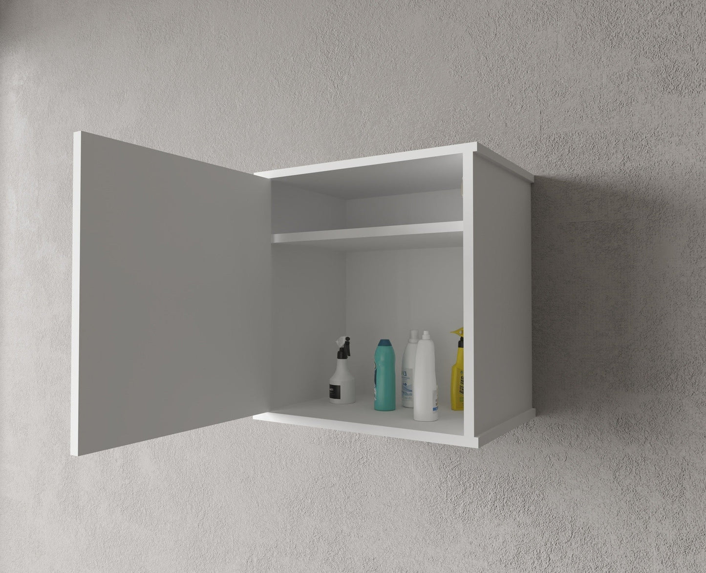 Pensile per Composizione Lavanderia in PVC, Kit Completo 45x34 cm, Modello Garden, Ideale per Spazi Funzionali