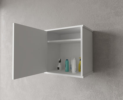 Pensile per Composizione Lavanderia in PVC, Kit Completo 45x34 cm, Modello Garden, Ideale per Spazi Funzionali