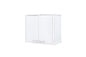 PVC Wall Unit for Laundry Composition, Complete Kit 60x34 cm, Garden Model, Ideal for Functional Spaces