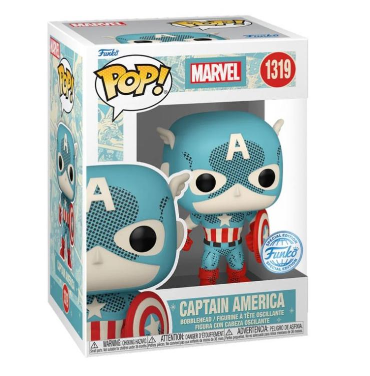 Funko Pop! Marvel Retro Imagined 100th – (1319) Captain America Special Edition