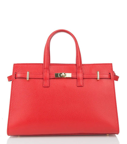 Modex™Luxurious Italian Leather Bag with Signature Lock