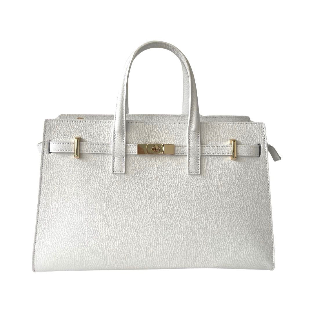 Modex™Luxurious Italian Leather Bag with Signature Lock