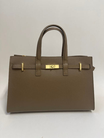 Modex™Luxurious Italian Leather Bag with Signature Lock