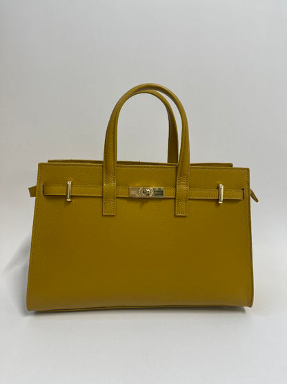 Modex™Luxurious Italian Leather Bag with Signature Lock