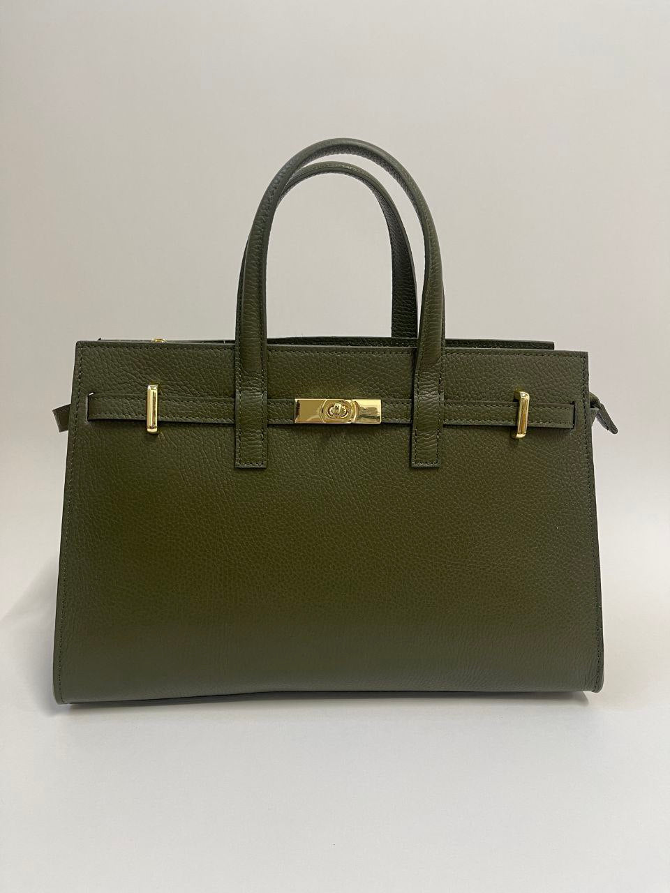 Modex™Luxurious Italian Leather Bag with Signature Lock