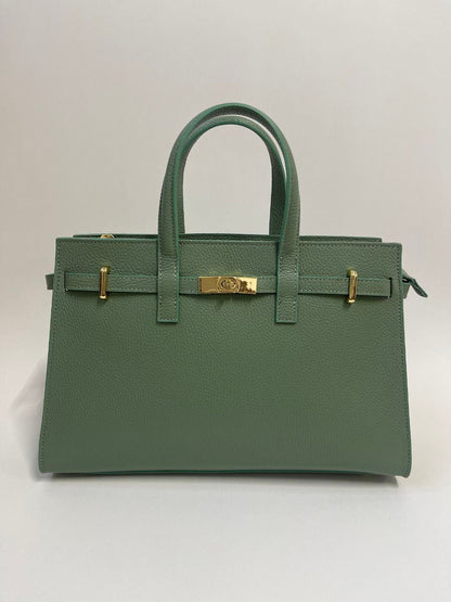 Modex™Luxurious Italian Leather Bag with Signature Lock
