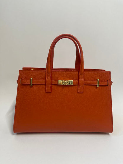 Modex™Luxurious Italian Leather Bag with Signature Lock