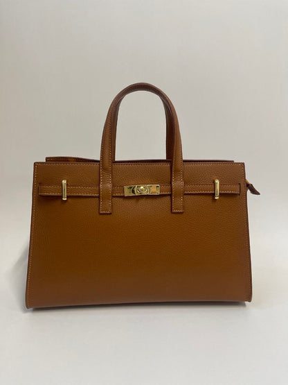 Modex™Luxurious Italian Leather Bag with Signature Lock