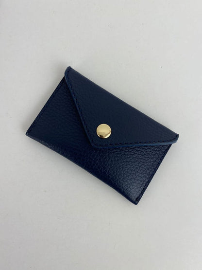 Mini Envelope Card Holder — Genuine Leather