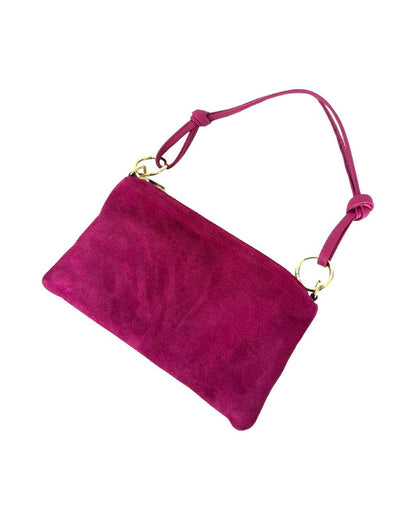 Compact Italian Leather Bag with Straps by Modex™