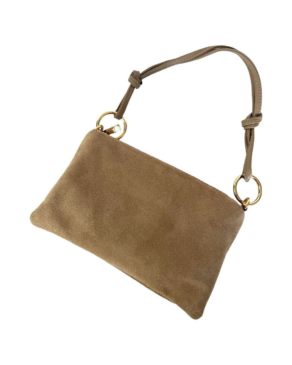 Compact Italian Leather Bag with Straps by Modex™