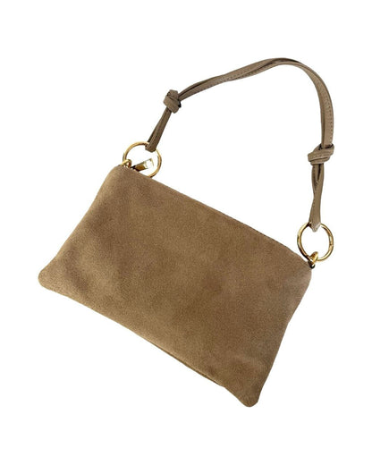 Compact Italian Leather Bag with Straps by Modex™