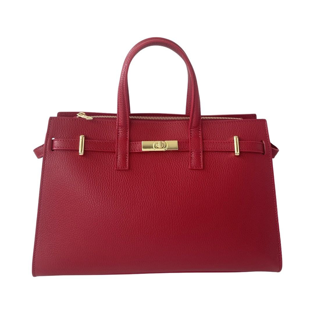 Modex™Luxurious Italian Leather Bag with Signature Lock