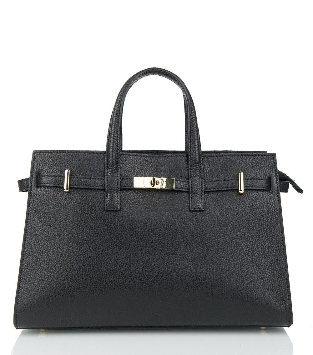 Modex™Luxurious Italian Leather Bag with Signature Lock