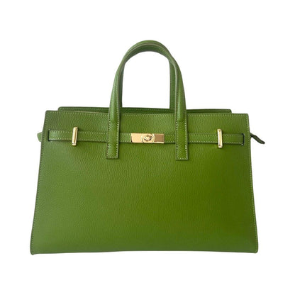Modex™Luxurious Italian Leather Bag with Signature Lock