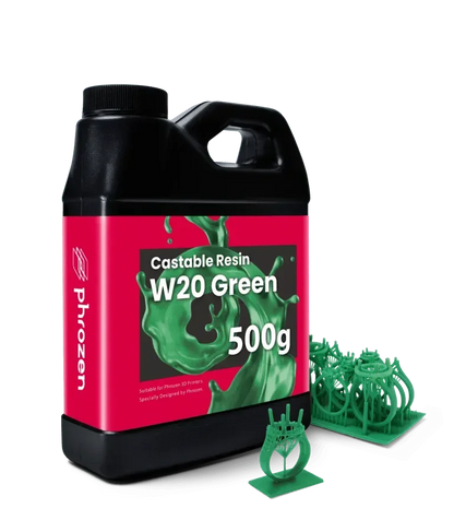 Phrozen Resin Castable W20 – Green (0.5KG)