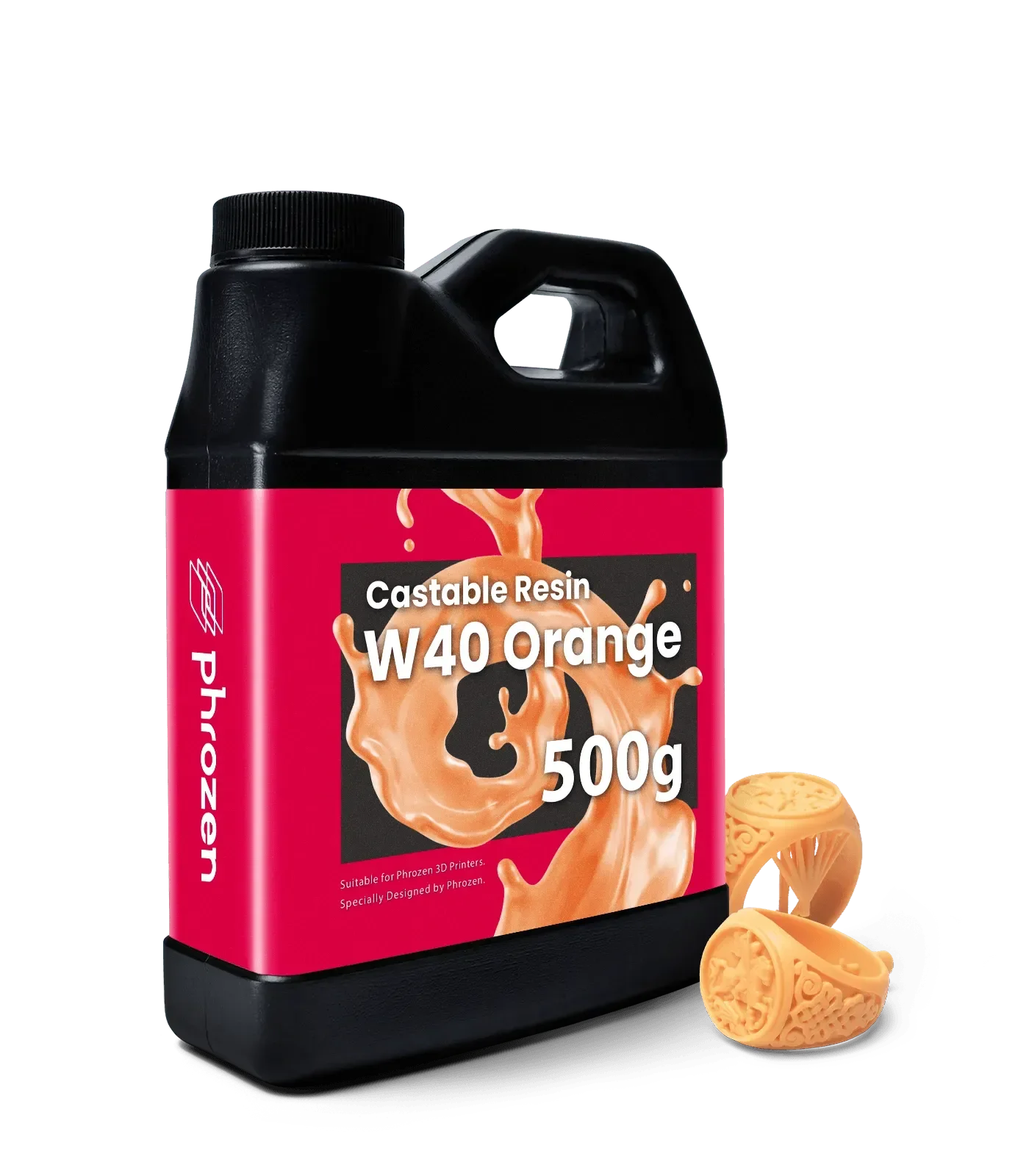 Phrozen Resin Castable W40 – Orange (0.5KG)