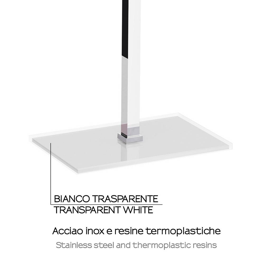 Piantana portasalviette GEDY linea Raimbow a 4 bracci colore Bianco