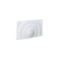 GROHE SURF G Dual Flush plate white