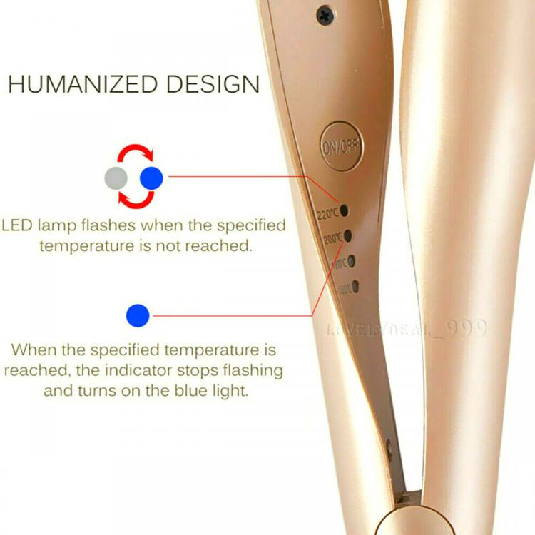 Haarglätter 2 in 1 Iron Pro Professioneller Lockenstab 230°C Locken