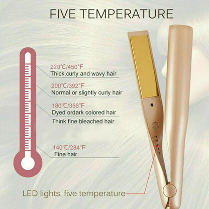 Haarglätter 2 in 1 Iron Pro Professioneller Lockenstab 230°C Locken