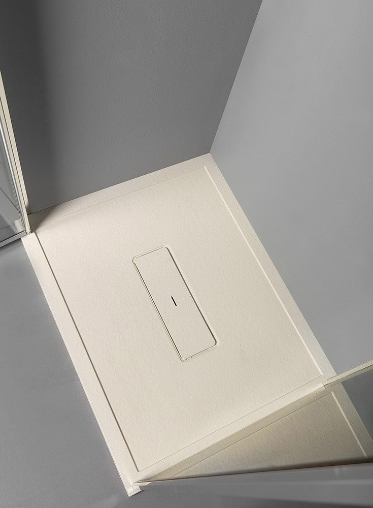 Piatto doccia Ardesia Design  70x100 Bianco matt