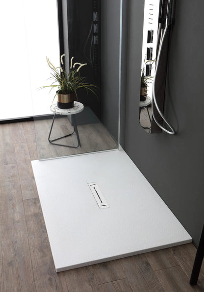 Piatto doccia Ardesia Plus 2,6 bianco matt 100x80cm