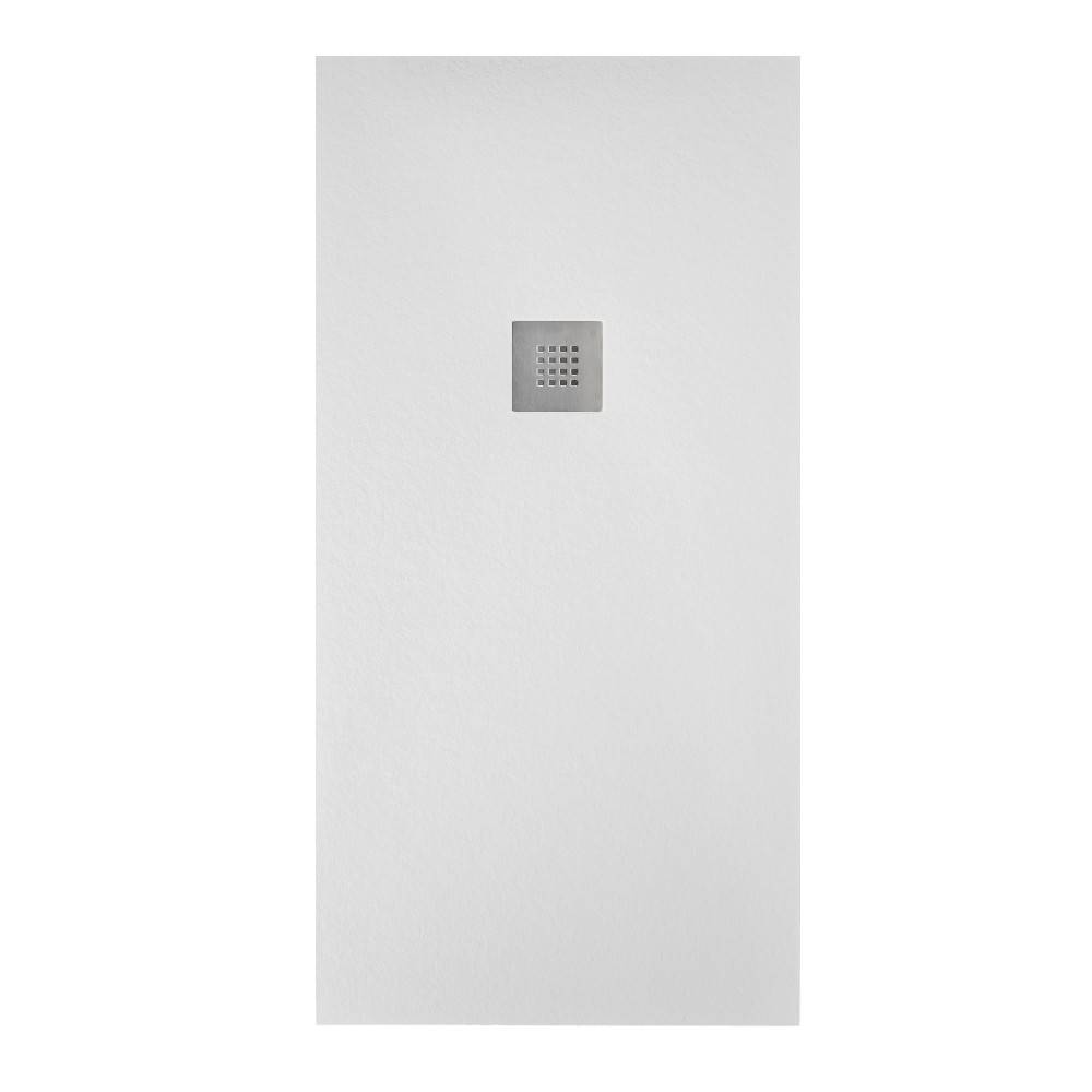 Piatto doccia effetto pietra 80x180 Cemento marmoresina pieno Piletta inclusa