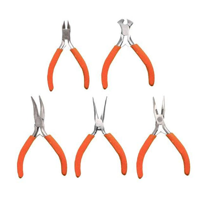 Set 5 Präzisionszangen Seitenschneider Zangen für Mechanik Elektronik