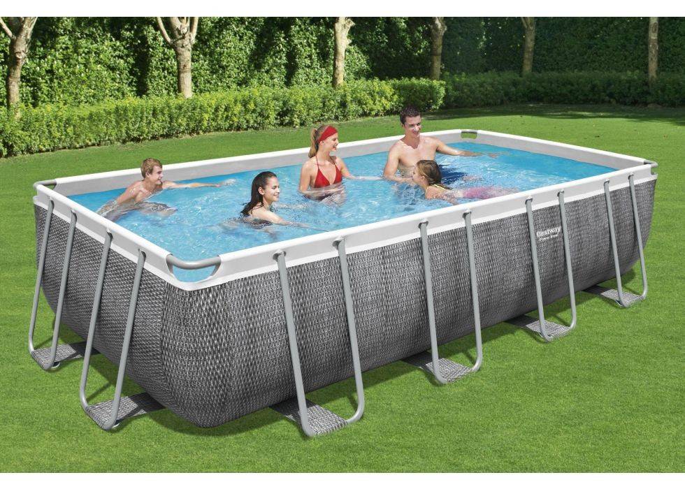 Piscina fuori terra Bestway 56998 Power Steel RATTAN 549 x 274 x 122 cm