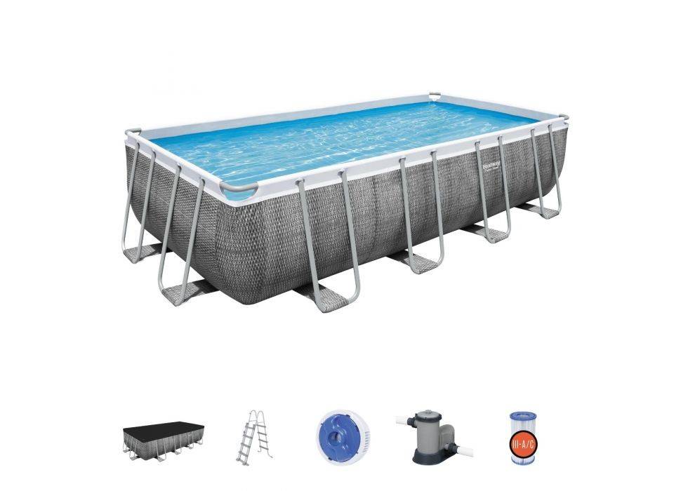 Piscina fuori terra Bestway 56998 Power Steel RATTAN 549 x 274 x 122 cm