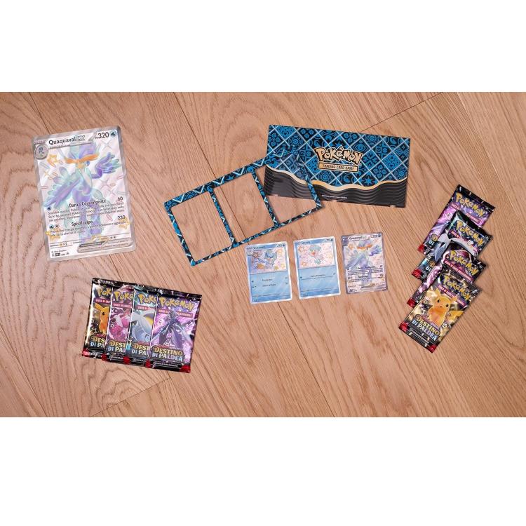 Pokemon Collezione Premium Scarlatto E Violetto Destino Di Paldea Quaquaval-Ex