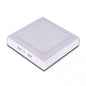 LED Outdoor Ceiling Light Square Panel Spotlight | 12W Natural Light 4000K