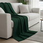 Plaid a Trecce in Maglia 150x200 cm - Coperta Artigianale Italiana
