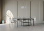 Extendable Plano Console with Anthracite Frame and Multiple Extensions