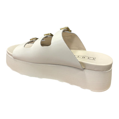 Cult Sandalo da donna con zeppa Janis 4739 CLW473901 off white