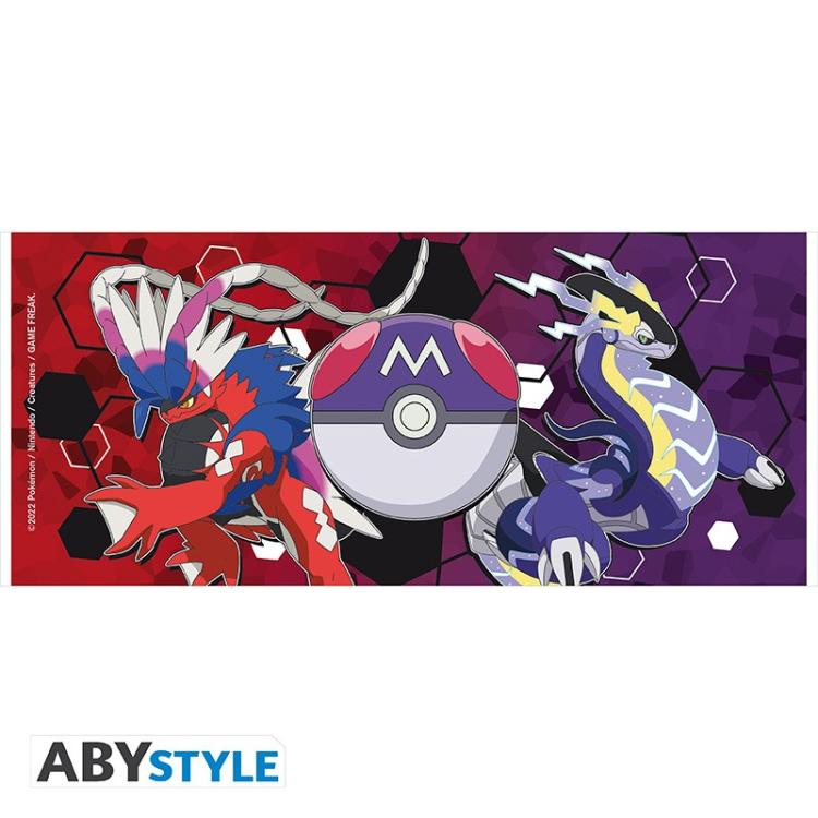 ABYSTYLE POKEMON TASSE: "SCHWERTLILIE & PURPUR LEGENDÄRE" KERAMIK MIT HENKEL 320ML