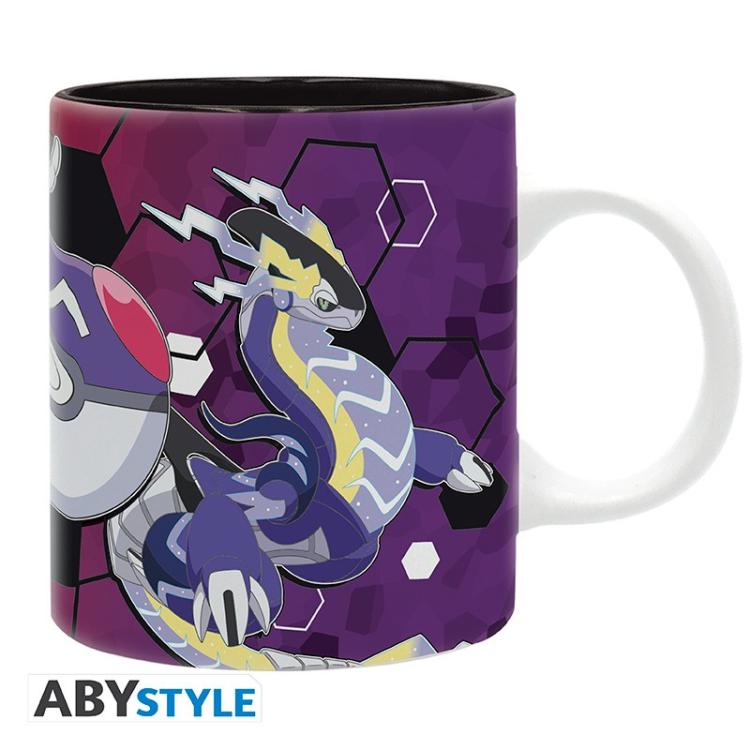 ABYSTYLE POKEMON TASSE: "SCHWERTLILIE & PURPUR LEGENDÄRE" KERAMIK MIT HENKEL 320ML