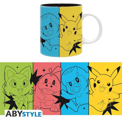 ABYSTYLE POKEMON TASSE: "SCARLET & VIOLET STARTERS" KERAMIK MIT HENKEL 320 ML
