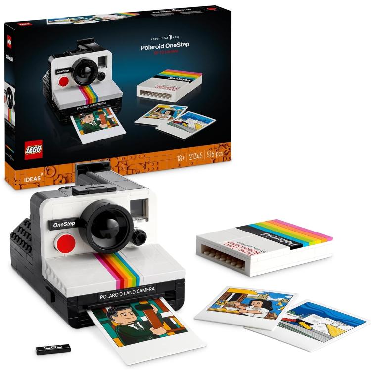 Lego - Ideas 21345 Polaroid OneStep SX-70 Kamera Vintage Bausatz 516 Teile