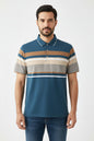Polo Uomo Slim Fit con Taschino e Linee a Contrasto – Manica Corta