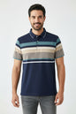 Polo Uomo Slim Fit con Taschino e Linee a Contrasto – Manica Corta