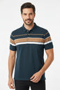 Polo Uomo Slim Fit con Taschino e Linee a Contrasto – Manica Corta