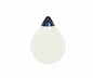 Polyform Pear Fender A0 White/Blue 280mm - Dia: 210mm