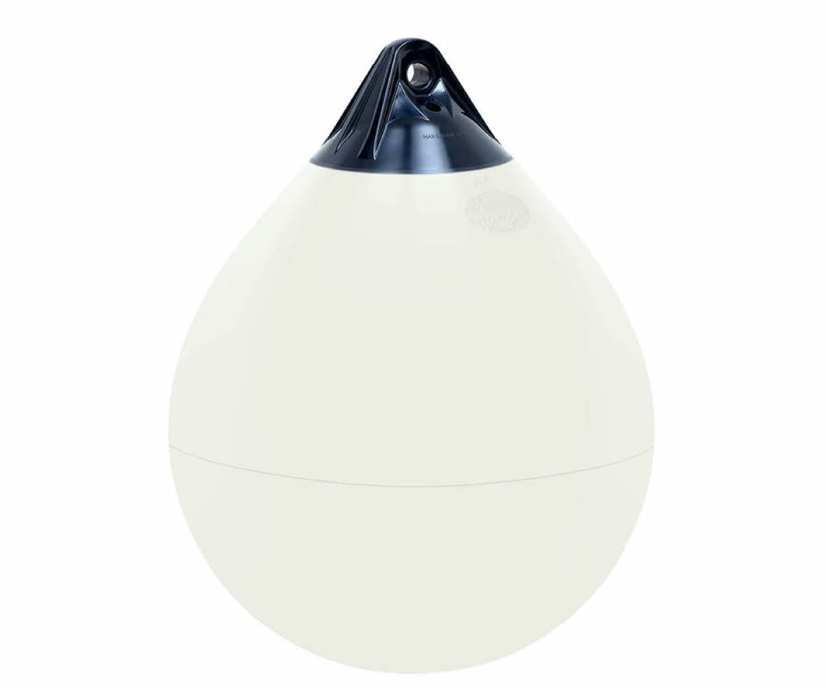 Polyform Parabordo a Pera A6 Bianco/Blu 1120mm - Diam: 850mm