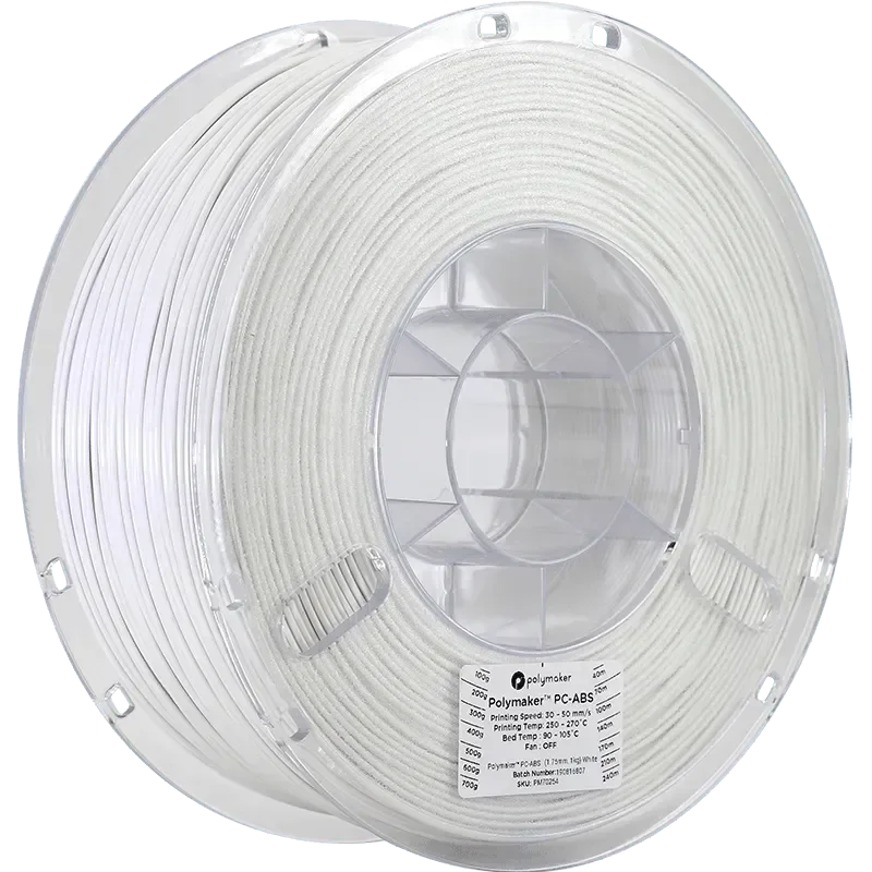 Filamento POLYMAKER PC-ABS 1.75mm / 2.85mm 1kg