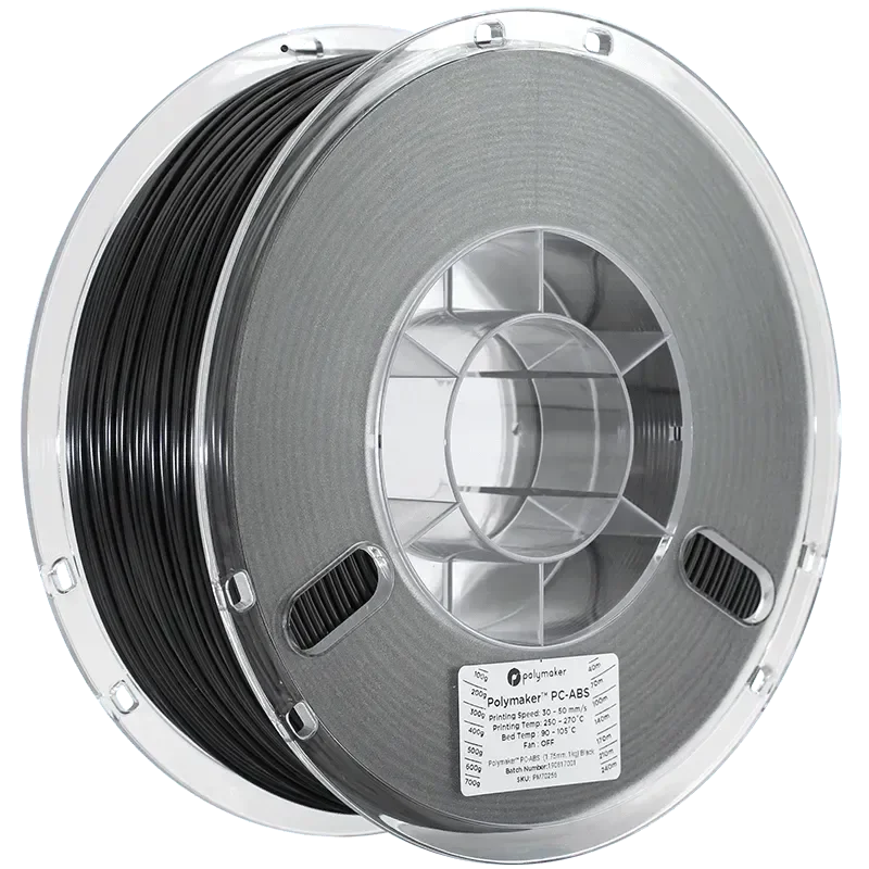 Filamento POLYMAKER PC-ABS 1.75mm / 2.85mm 1kg