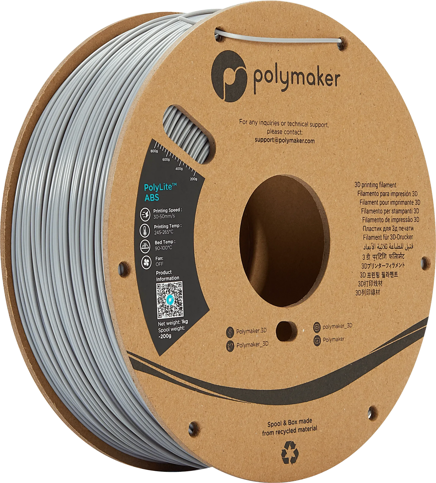 POLYMAKER POLYLITE ABS 1.75mm/1KG